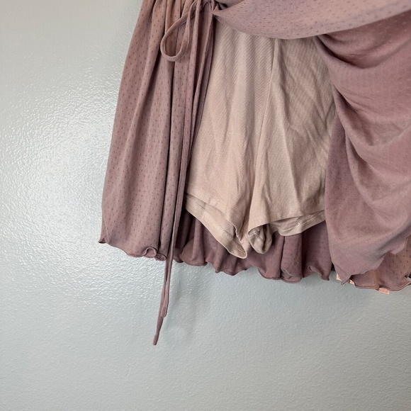 LaceMade Miss Taro Knit Skort Mauve/Pink size Large | Balletcore | Coquettecore - Picture 3 of 7